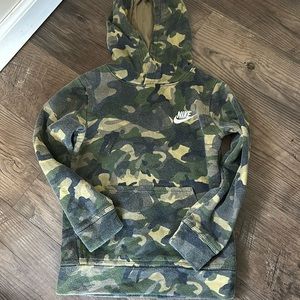 Boys Nike Camo Hoodie